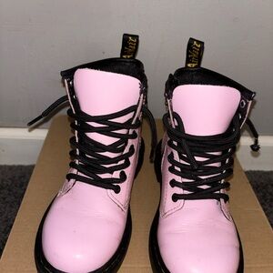 Pink Lace-Up Dr.Martens/ Doc Martens Boots